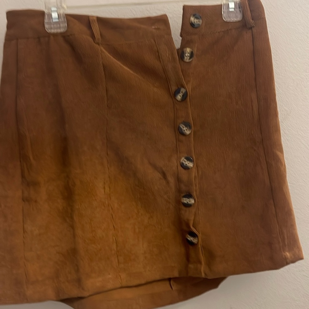 SHEIN polyester skirt with buttons